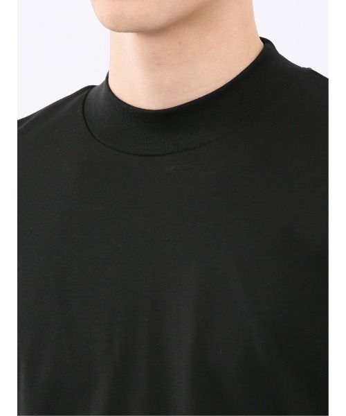 TAKA-Q(タカキュー)の「Tシャツ メンズ 長袖 ストレッチ 綿 コットン 無地 シルケット スムス モックネック ドレスT(Tシャツ/カットソー・メンズ・ブラック/ライトグレー・LARGE/S/MEDIUM/X-LARGE)」の22枚目の写真