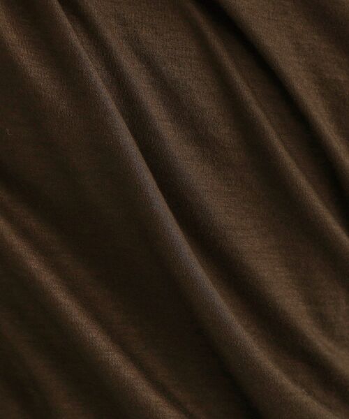 OPAQUE.CLIP（オペークドットクリップ）の「【es】アシメドレープカットソー【洗濯機OK】（Tシャツ/カットソー・レディース・ライトベージュ/ブラウン系その他・36/38）」の10枚目の写真