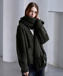 CLEL(NC)́yCLELzAlpaca Blend Reversible Shaggy Large Scarf / ApJuh o[VuVM[唻}t[(}t[)