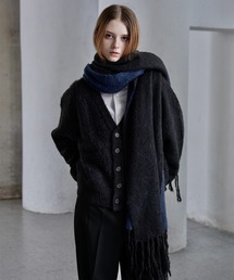 CLEL(クレイル)の【CLEL】Alpaca Blend Reversible Shaggy Large Scarf / アルパカブレンド リバーシブルシャギー大判マフラー(マフラー)