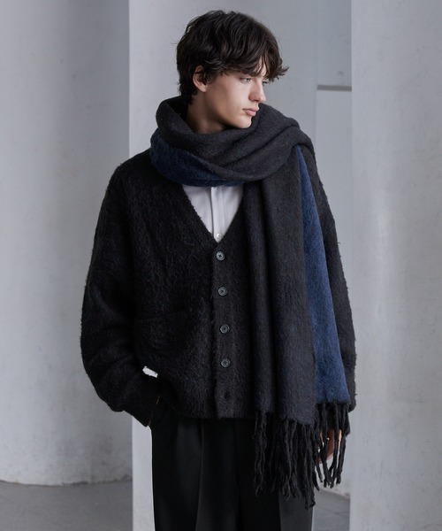 CLEL（クレイル）の「【CLEL】Alpaca Blend Reversible Shaggy Large