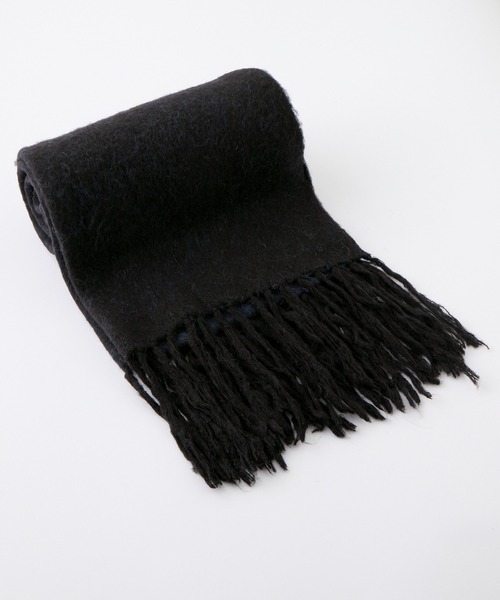 CLEL】Alpaca Blend Reversible Shaggy Large Scarf / アルパカ