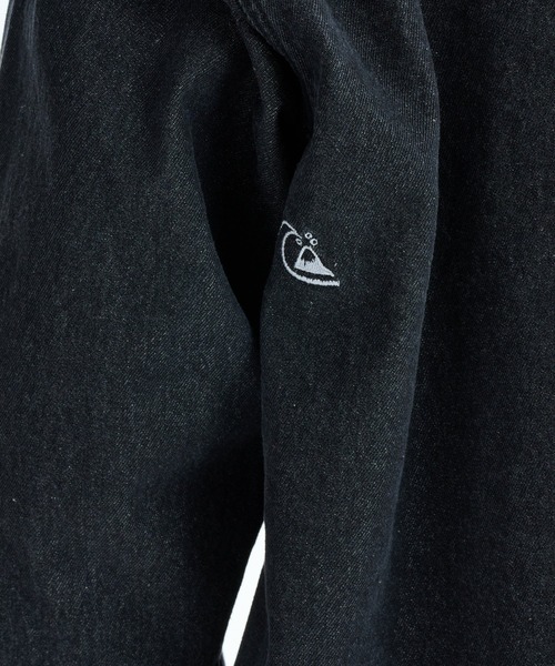 Quiksilver(クイックシルバー)の「DENIM WASH SHIRT/クイックシルバー長袖デニムシャツ(シャツ/ブラウス・メンズ・ブラック/グレー・MEDIUM/LARGE/X-LARGE)」の11枚目の写真
