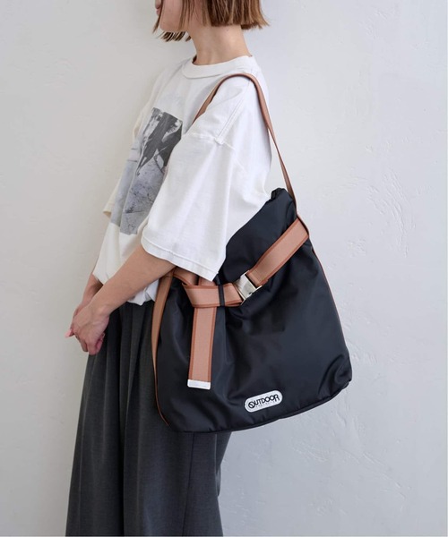 U by SPICK&SPAN(ユーバイスピックアンドスパン)の「≪WEB限定追加≫【OUTDOOR/アウトドア】別注 Puilting 2way Tote14(トートバッグ・レディース・ブラック・FREE)」の7枚目の写真