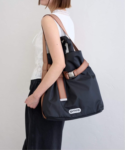 U by SPICK&SPAN(ユーバイスピックアンドスパン)の「≪WEB限定追加≫【OUTDOOR/アウトドア】別注 Puilting 2way Tote14(トートバッグ・レディース・ブラック・FREE)」の13枚目の写真