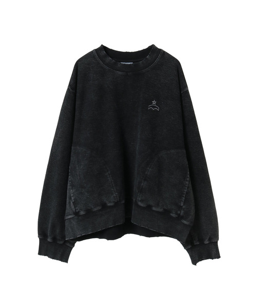 CONVERSE TOKYO（コンバーストウキョウ）の「【HL】FADED REVERSE SWEAT (SET-UP)（スウェット・レディース・ネイビー/ブラック・FREE）」の2枚目の写真