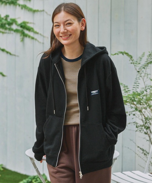 セットアップ対応】12ozヘビーウェイト ダブルジップ裏毛スウェット