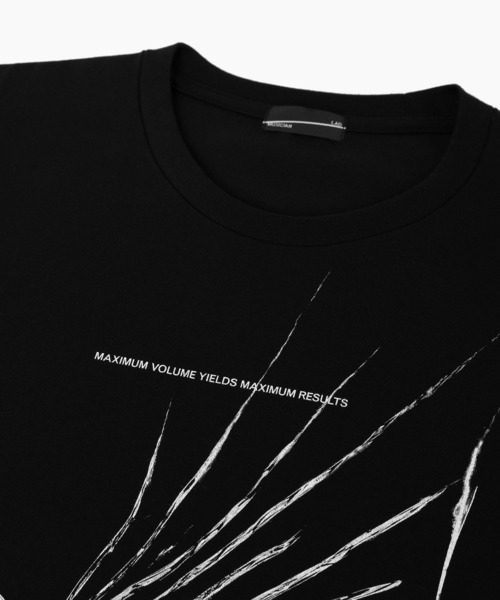 LAD MUSICIAN（ラッドミュージシャン）の「PRINT SUPER BIG T-SHIRT（Tシャツ/カットソー・メンズ・ブラック・FREE）」の3枚目の写真