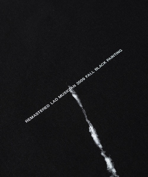 LAD MUSICIAN（ラッドミュージシャン）の「PRINT SUPER BIG T-SHIRT（Tシャツ/カットソー・メンズ・ブラック・FREE）」の4枚目の写真