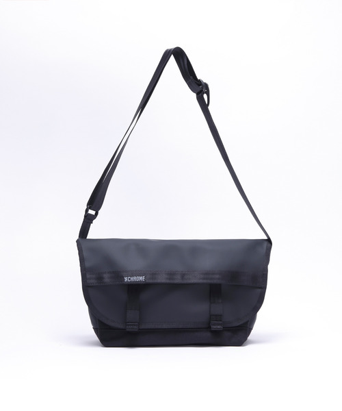 CHROME（クローム）の「［ CHROME / クローム ］COURIER FLAP MSNGR 6L MTBK_MATT BLACK / クーリエ フラップ メッセンジャー 6L マット ブラック 耐水（メッセンジャーバッグ・メンズ・ブラック系その他・FREE）」の3枚目の写真