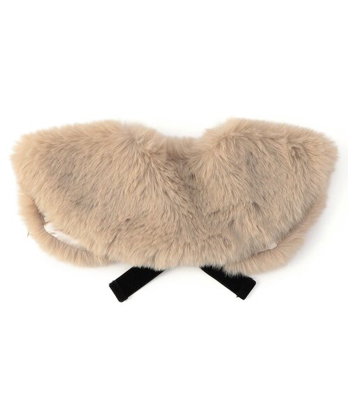 apres les cours（アプレレクール）の「ファーティペット（ネックウォーマー/スヌード・キッズ・ベージュ/アイボリー・100/140）」の12枚目の写真