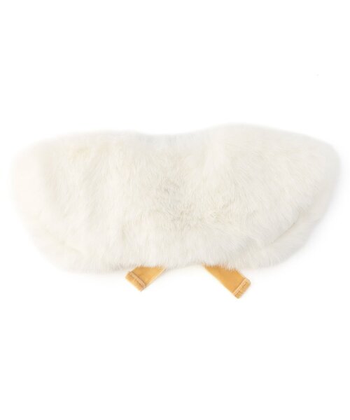 apres les cours（アプレレクール）の「ファーティペット（ネックウォーマー/スヌード・キッズ・ベージュ/アイボリー・100/140）」の7枚目の写真