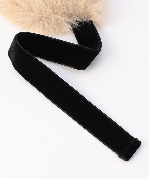 apres les cours（アプレレクール）の「ファーティペット（ネックウォーマー/スヌード・キッズ・ベージュ/アイボリー・100/140）」の10枚目の写真