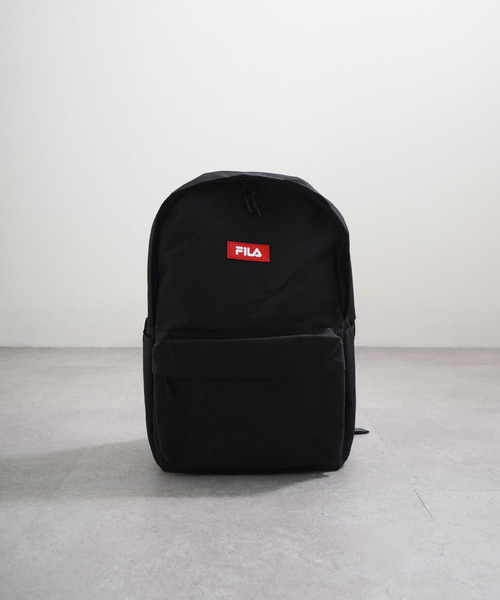 FILA（フィラ）の「FILAスタンダードデイバッグ（バックパック/リュック・レディース・ブラック/ブラック×レッド/アイボリー・FREE）」の11枚目の写真