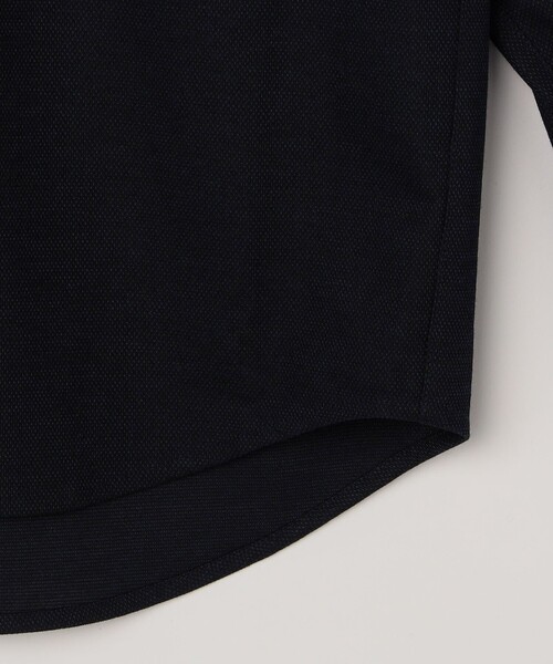 SHIPS any(シップス エニィ)の「SHIPS any: 360° THE CIRCLE STRETCH ジャガード ジャージー ポケット Tシャツ(ロンT/セットアップ対応)◇(Tシャツ/カットソー・メンズ・ベージュ/ネイビー/チャコールグレー・SMALL/MEDIUM/LARGE/X-LARGE)」の21枚目の写真