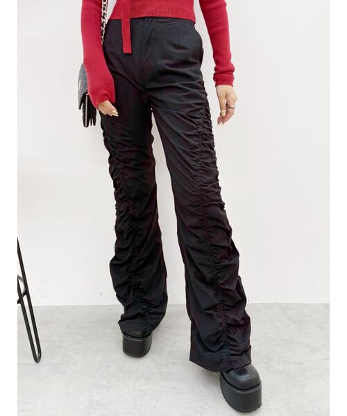 ギャザーフレアパンツ（その他パンツ）｜EVRIS（エヴリス）の