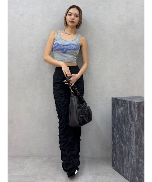 EVRIS（エヴリス）の「ギャザーフレアパンツ（その他パンツ・レディース・ブラック/ブラウン・SMALL/MEDIUM）」の22枚目の写真