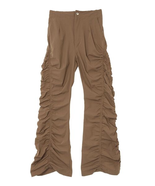 EVRIS（エヴリス）の「ギャザーフレアパンツ（その他パンツ・レディース・ブラック/ブラウン・SMALL/MEDIUM）」の10枚目の写真