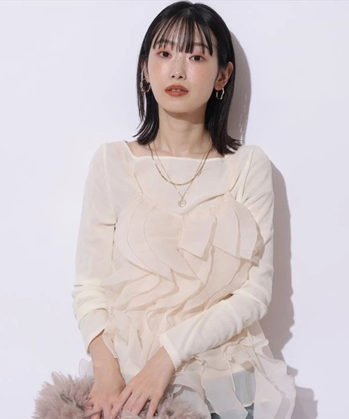 オーガンフリルキャミ（シャツ/ブラウス）｜Mystrada（マイ