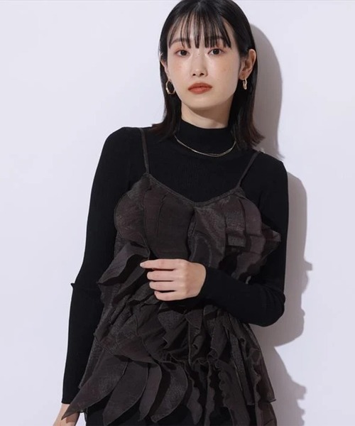 オーガンフリルキャミ（シャツ/ブラウス）｜Mystrada（マイストラーダ