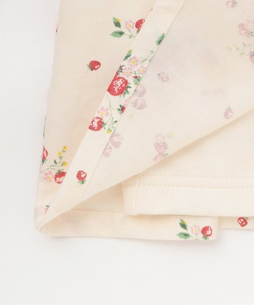 sense of wonder（センスオブワンダー）の「【オーガニック】野イチゴ長袖チュニック【日本製】（チュニック・キッズ・ホワイト系・80ｃｍ/90cm/100cm/110cm/120cm）」の6枚目の写真