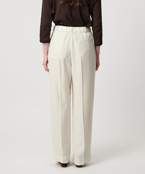 UNITED ARROWS（ユナイテッドアローズ）の「2タック ワイドパンツ WHITE ‐ウォッシャブル‐（スラックス・レディース・オフホワイト・36/40/34/38）」の6枚目の写真