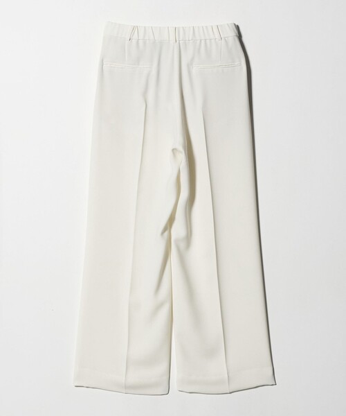 UNITED ARROWS（ユナイテッドアローズ）の「2タック ワイドパンツ WHITE ‐ウォッシャブル‐（スラックス・レディース・オフホワイト・36/40/34/38）」の8枚目の写真