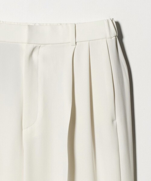 UNITED ARROWS（ユナイテッドアローズ）の「2タック ワイドパンツ WHITE ‐ウォッシャブル‐（スラックス・レディース・オフホワイト・36/40/34/38）」の9枚目の写真