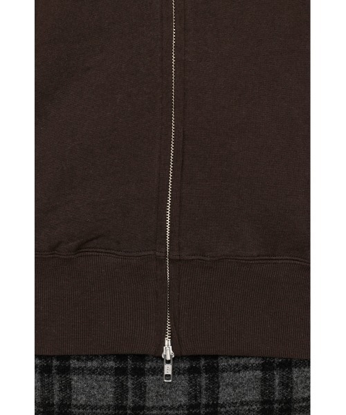 SLY(スライ)の「SLIT ZIP SW PK スリット ジップ スウェット パーカー 秋服 冬服(パーカー・レディース・ブラック/杢グレー/ブラウン・FREE)」の16枚目の写真