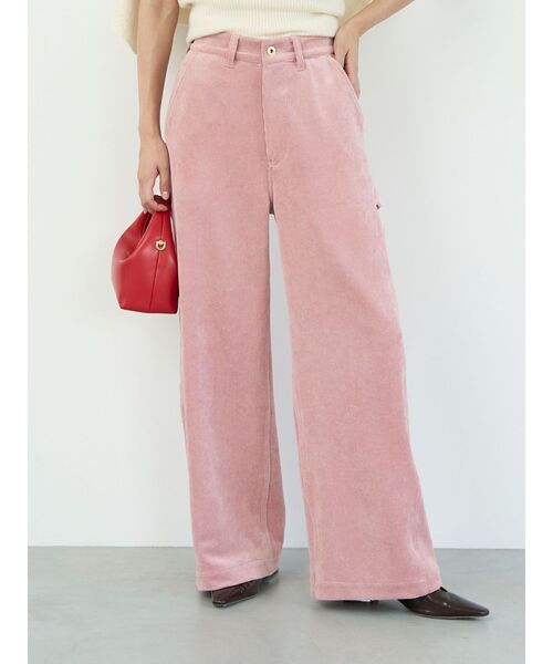 UNIVERSAL OVERALL（ユニバーサルオーバーオール）の「【UNIVERSALOVERALLコラボ】ペインターパンツ（その他パンツ・レディース・ピンク/アイボリー・SMALL/MEDIUM）」の3枚目の写真