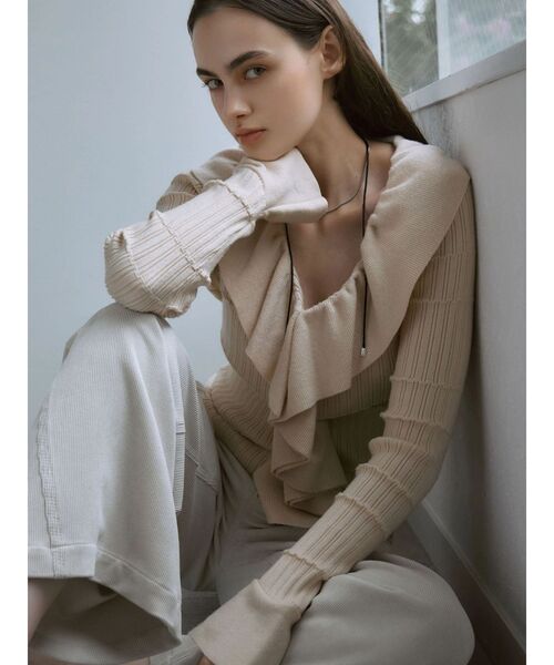 UNIVERSAL OVERALL（ユニバーサルオーバーオール）の「【UNIVERSALOVERALLコラボ】ペインターパンツ（その他パンツ・レディース・ピンク/アイボリー・SMALL/MEDIUM）」の6枚目の写真