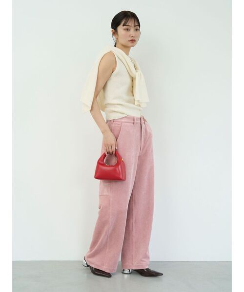 UNIVERSAL OVERALL（ユニバーサルオーバーオール）の「【UNIVERSALOVERALLコラボ】ペインターパンツ（その他パンツ・レディース・ピンク/アイボリー・SMALL/MEDIUM）」の9枚目の写真