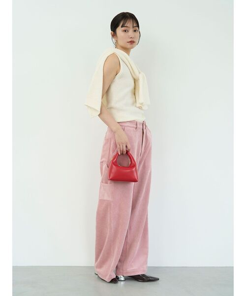 UNIVERSAL OVERALL（ユニバーサルオーバーオール）の「【UNIVERSALOVERALLコラボ】ペインターパンツ（その他パンツ・レディース・ピンク/アイボリー・SMALL/MEDIUM）」の11枚目の写真