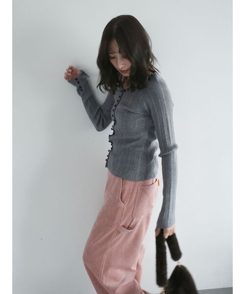 UNIVERSAL OVERALL（ユニバーサルオーバーオール）の「【UNIVERSALOVERALLコラボ】ペインターパンツ（その他パンツ・レディース・ピンク/アイボリー・SMALL/MEDIUM）」の12枚目の写真