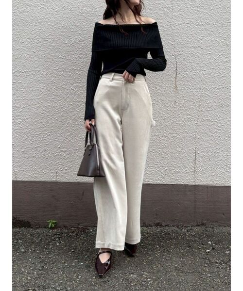 UNIVERSAL OVERALL（ユニバーサルオーバーオール）の「【UNIVERSALOVERALLコラボ】ペインターパンツ（その他パンツ・レディース・ピンク/アイボリー・SMALL/MEDIUM）」の17枚目の写真