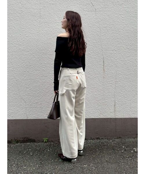 UNIVERSAL OVERALL（ユニバーサルオーバーオール）の「【UNIVERSALOVERALLコラボ】ペインターパンツ（その他パンツ・レディース・ピンク/アイボリー・SMALL/MEDIUM）」の18枚目の写真