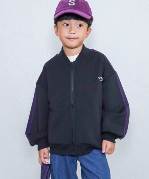 PENNEYS(ぺニーズ)の「【KIDS】【FOX×TYPY】ストレッチジャージライントラックジャケット(ジャージ・キッズ・ブラウン/ネイビー/ブラック・XX-LARGE/SMALL/MEDIUM/LARGE/X-LARGE)」の4枚目の写真