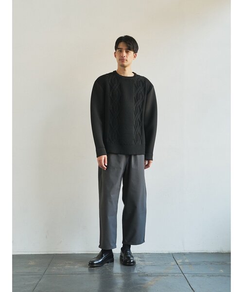 トランジション（TRANSITION）/【TRANSITION】ダンボールニット×5ゲージニットクルーネック セール】【TRANSITION】ダンボールニット×5ゲージニットクルーネック