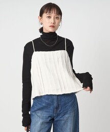 ジャガード ガーゼ キャミソール