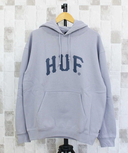 HUF（ハフ）の「アーチプルオーバーフーディ スウェットパーカー ARCH P/O HOODIE（パーカー・メンズ・ブラック/グレー系その他2・XL/L/M）」の7枚目の写真