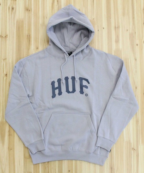 HUF（ハフ）の「アーチプルオーバーフーディ スウェットパーカー ARCH P/O HOODIE（パーカー・メンズ・ブラック/グレー系その他2・XL/L/M）」の9枚目の写真