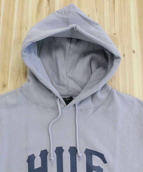 HUF（ハフ）の「アーチプルオーバーフーディ スウェットパーカー ARCH P/O HOODIE（パーカー・メンズ・ブラック/グレー系その他2・XL/L/M）」の10枚目の写真