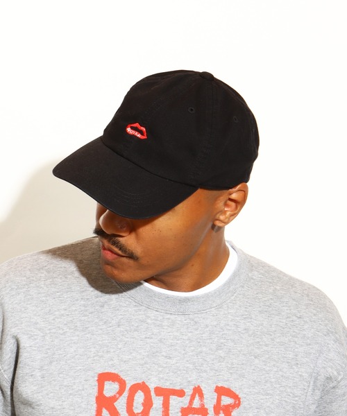 ROTAR(ローター)の「Lip logo Washed Cotton CAP(キャップ・メンズ・ベージュ/ネイビー/ブラック・FREE)」の5枚目の写真