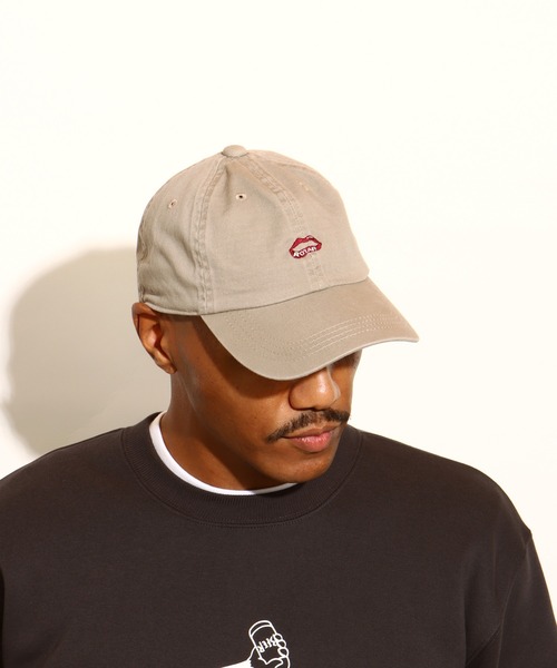 ROTAR(ローター)の「Lip logo Washed Cotton CAP(キャップ・メンズ・ベージュ/ネイビー/ブラック・FREE)」の6枚目の写真