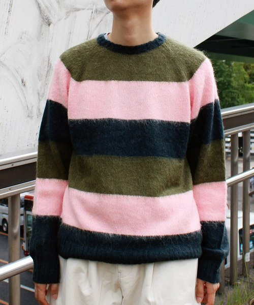 BoTT / ボット Striped Mohair Knit 【公式通販】
