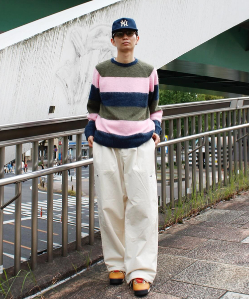 BoTT / ボット Striped Mohair Knit 【公式通販】