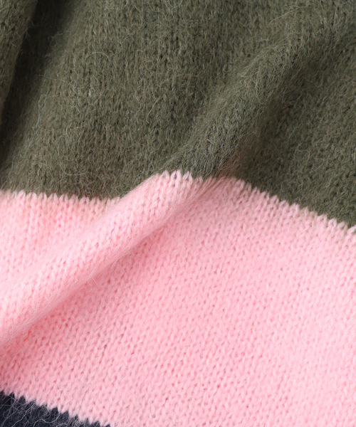 BoTT / ボット Striped Mohair Knit 【公式通販】