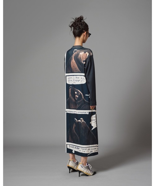 NON TOKYO（ノントーキョー）の「NON TOKYO/ノントーキョー/プリントリブ長袖ワンピース（ワンピース・レディース・その他/カモフラージュ/その他2・1/2）」の5枚目の写真