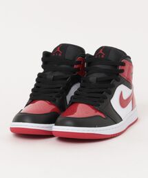 JORDAN BRAND（ジョーダンブランド）の「JORDAN BRAND AIR JORDAN 1 MID SE エア ジョーダン 1 MID SE MHV4091 006BLK/V RED（スニーカー・メンズ）」