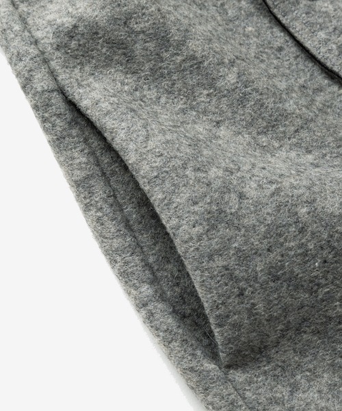 rehacer（レアセル）の「rehacer : Wave Melton Jacket / ウエーブ メルトン ジャケット（テーラードジャケット・メンズ・ブラック/グレー・SMALL/LARGE/MEDIUM）」の22枚目の写真